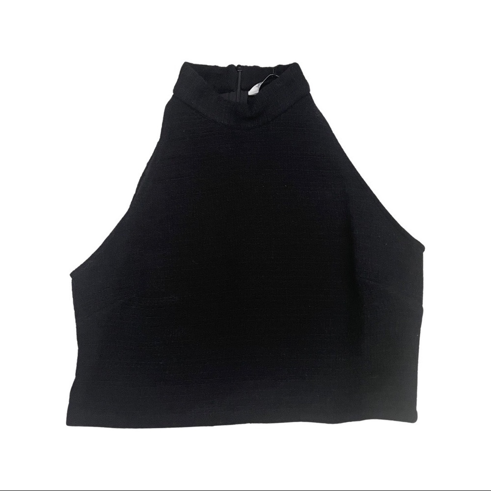 Zara texture halter top